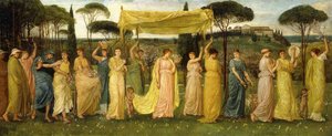 Baharın Gelişi, 1873 by Walter Crane