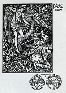 Çoban Takvimi - Mart 1898, 1923 by Walter Crane
