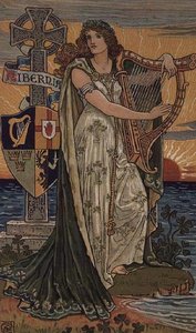 Birleşik İrlanda, 1897 Takvimi, Royal Ulster Works, Belfast için yapılmış by Walter Crane