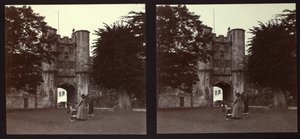 Gatehouse, Piskoposluk Sarayı, Wells, Mendip, Somerset, 1913.