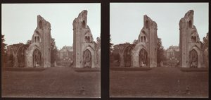 Glastonbury Manastırı, Glastonbury, Mendip, Somerset, 1913.