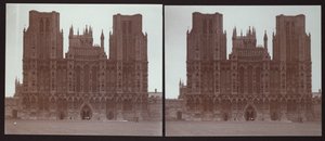 Wells Katedrali, Katedral Green, Wells, Mendip, Somerset, 1913.