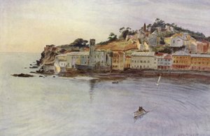 Yarımada, Sestri Levante (renkli taş) by Walter Frederick Roofe Tyndale