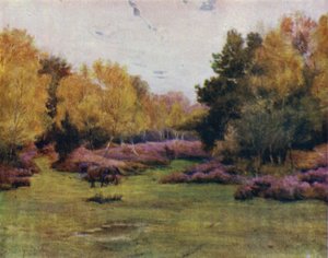 Yeni Orman: Rushpole Wood, Lyndhurst (renkli taş) by Walter Frederick Roofe Tyndale