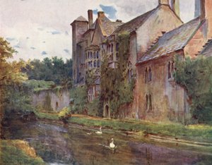 Wessex: Saray, Wells (renkli taş baskı) by Walter Frederick Roofe Tyndale