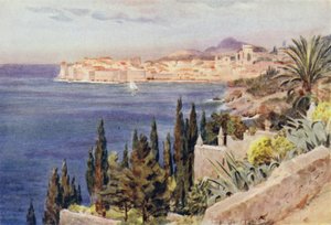 Yugoslavya: Dubrovnik Körfezi (renkli taş) by Walter Frederick Roofe Tyndale