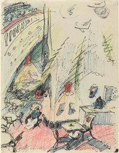 Das leere Kafe (Boş Kafe) by Walter Gramatte