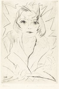 Madchen Kızı, 1921. by Walter Gramatte