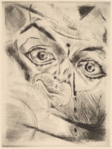 Alnında Kurşun Yarası Olan Peter, 1918. by Walter Gramatte