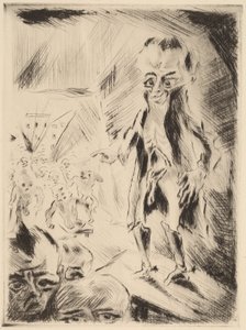 Sakatlı Kafede Sahne, 1918. by Walter Gramatte