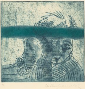 Das Paar Çifti, 1922. by Walter Gramatte