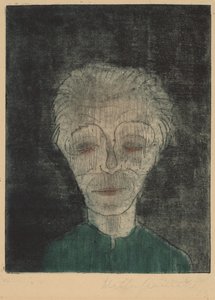 Yorgun Adam Otoportresi, 1923.