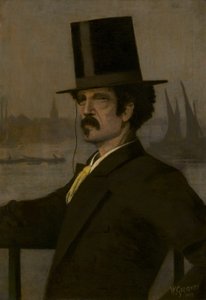 James McNeill Whistler, 1869. by Walter Greaves