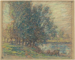 Söğütler, Longpre, Fransa by Walter Griffin