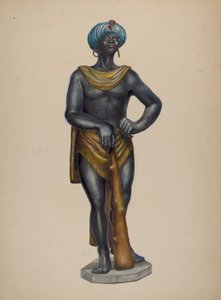 Nubian Köle Figürü, c. 1937.