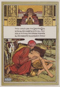 The Good Samaritan (renkli taş) by Walter Jenks Morgan