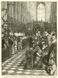 Kraliçe Elizabeth zamanında Westminster Abbey