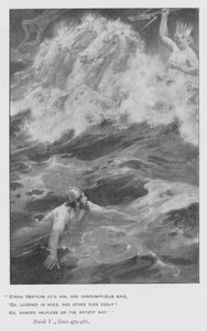 Papa'nın Homer Odyssey (lito) için illüstrasyon by Walter Paget