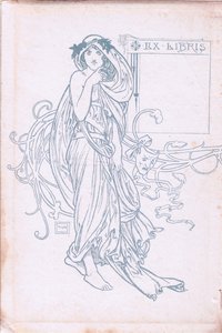 İç kapak tasarımı (yeşil ve beyaz), 1900