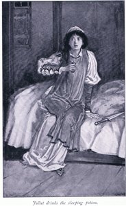 Juliet uyku iksirini içer, 1900