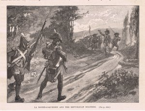 La Roche Jaquelein ve Cumhuriyetçi askerler MS 1795 by Walter Paget
