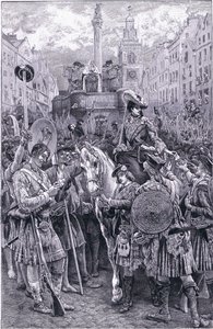 Old Pretender'ın Edinburgh Haçı'nda Kral VIII. by Walter Paget