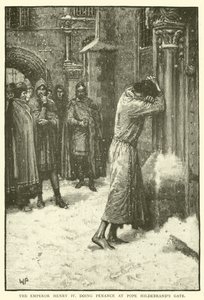 İmparator Henry IV, Papa Hildebrands Kapısı