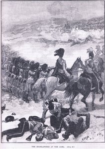 Alma 1854 AD de Highlanders by Walter Paget