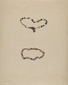 Ticari Boncuklar, c. 1936. by Walter Praefke