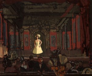 Gatti’s Hungerford Palace of Varieties. Second Turn of Katie Lawrence c.1888  by Walter Richard Sickert