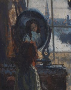 Aynadaki kız, küçük Rachel by Walter Richard Sickert