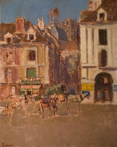 Rue Notre Dame ve Quai Duquesne, 1902. by Walter Richard Sickert