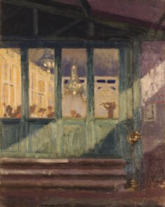 Ey Aşk Gecesi (tuval üzerine yağlıboya) by Walter Richard Sickert