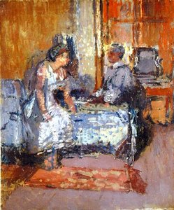 Shuttered Sunlight, c.1912 (tuval üzerine yağlı boya) by Walter Richard Sickert