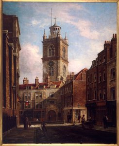 Cripplegate olmadan Fore Street ve St Giles by Walter Riddle