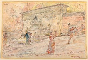 Büyük Bir Çeşme by Walter Shirlaw