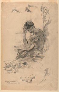 İllüstrasyon Çalışması by Walter Shirlaw