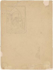 Bir İç Mekan Çalışması [verso] by Walter Shirlaw