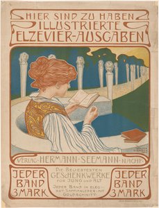 Yayıncı Hermann Seemann Nachfolger posteri by Walter Tiemann