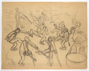 "The Survivors" Üzerine Çalışma by Walther Gamerith