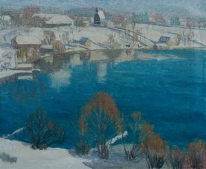 Unterbuchberg kışın I by Walther Gamerith
