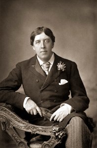 Oscar WiIde, İrlandalı yazar, nüktedan ve oyun yazarı, c1890