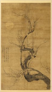 Ay Işığında Bir Prunus by Wang Mian