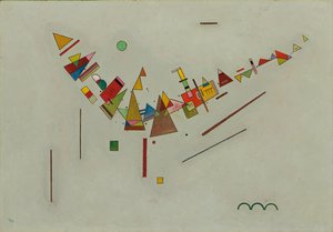 açısal salıncak; Winkelschwung by Wassily Kandinsky