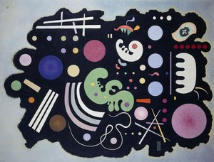 Siyah Patchwork; Kara Bigarre by Wassily Kandinsky