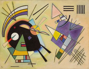 siyah ve menekşe; Siyah ve Menekşe by Wassily Kandinsky
