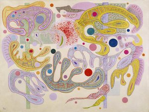 Kaprisli Formlar, kaprisleri oluşturur, 1937 by Wassily Kandinsky