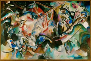 6 Numaralı Kompozisyon (tuval üzerine yağlıboya) by Wassily Kandinsky