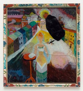 Moskova'da Bayan by Wassily Kandinsky
