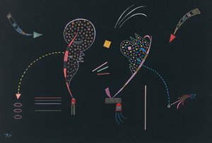 İki Sahil, 1938. by Wassily Kandinsky